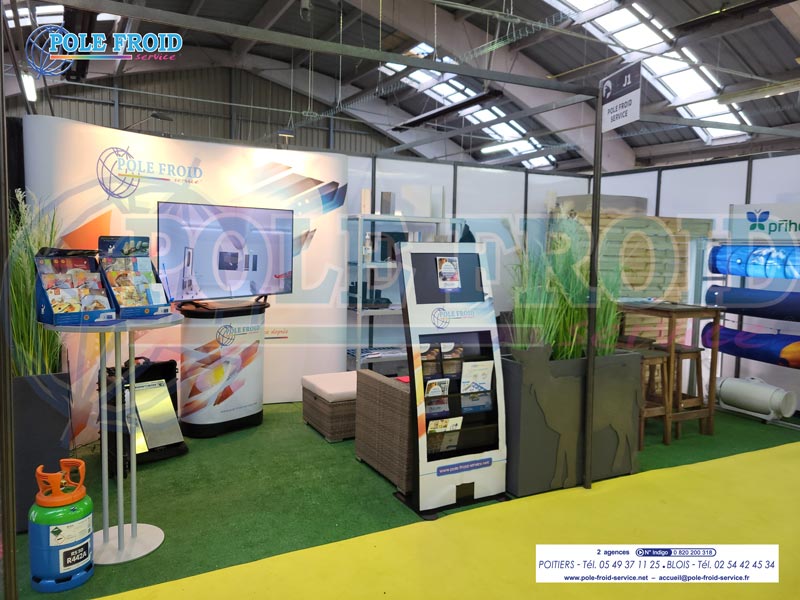 Stand Pôle Froid Service au salon Capri'Nov de 2023